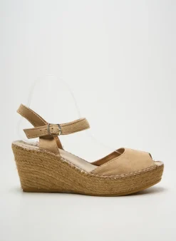Espadrilles Toni Pons Beige Talon De 7 À 9cm