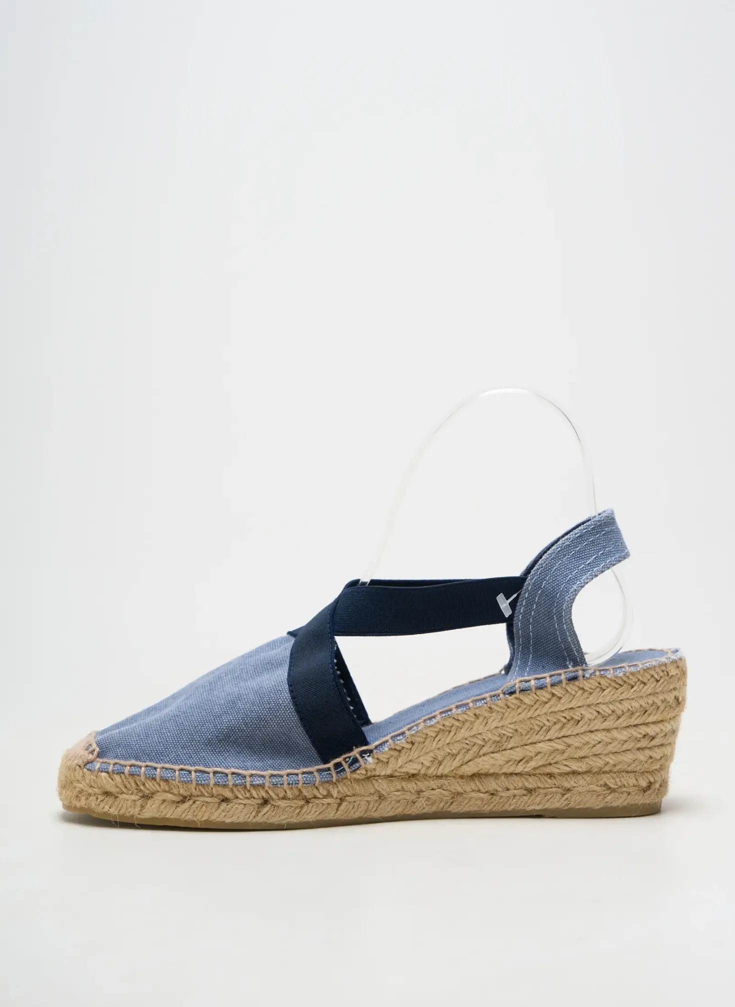 Espadrilles Toni Pons Bleu Talon De 7 À 9cm