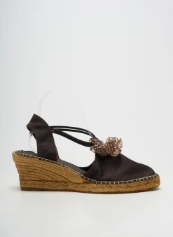 Espadrilles Toni Pons Marron Talon De 7 À 9cm