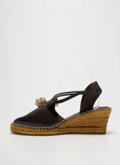 Espadrilles Toni Pons Marron Talon De 7 À 9cm