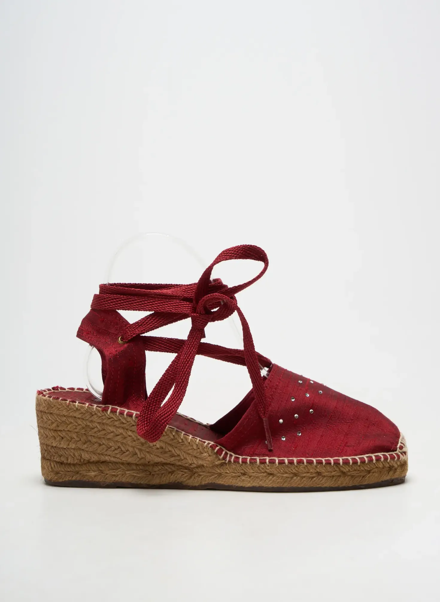 Espadrilles Toni Pons Rouge Talon De 4 À 6cm