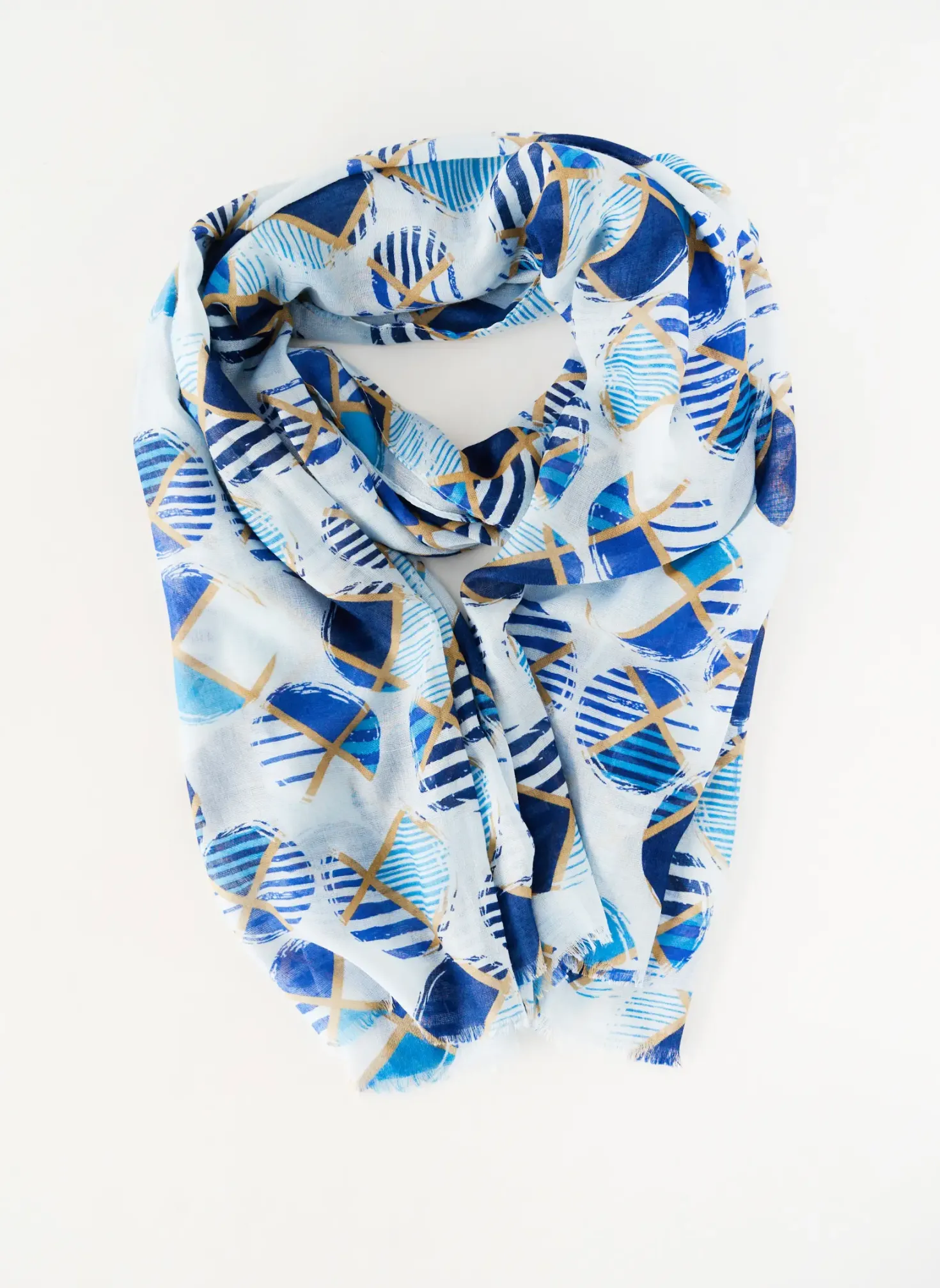 Foulard Jean Baptiste Rautureau Bleu