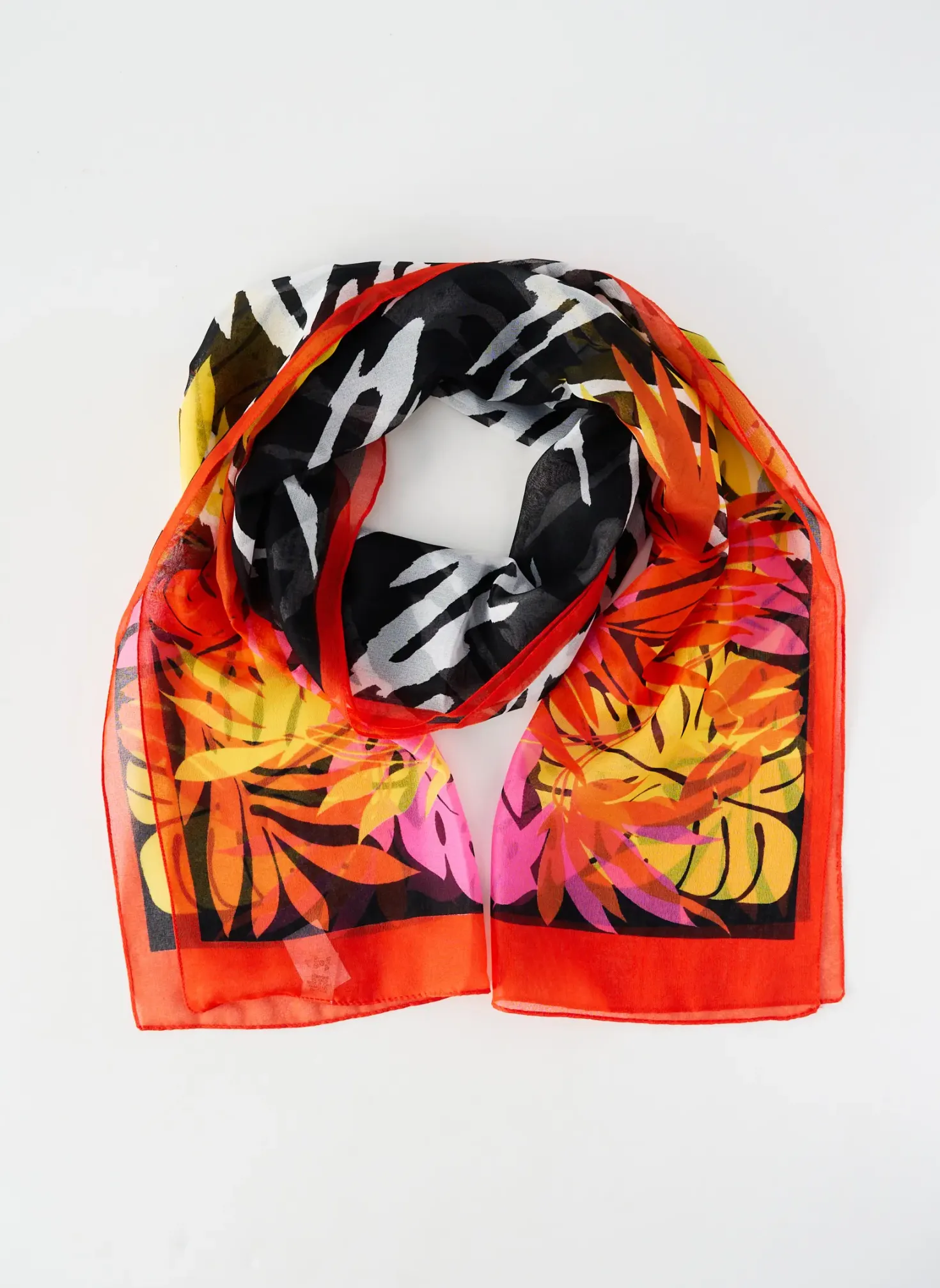 Foulard Jean Baptiste Rautureau Orange