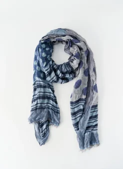 Foulard State Of Art Bleu