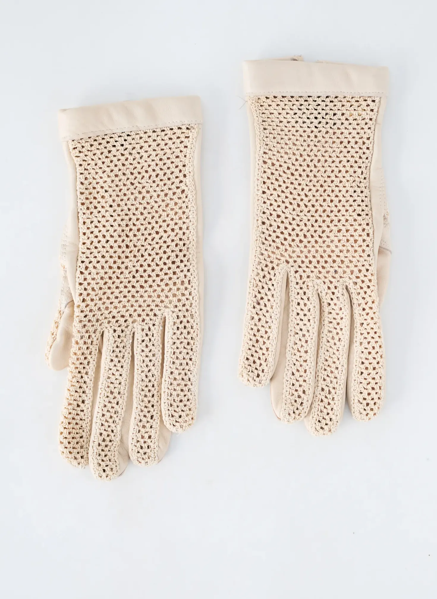 Gants Maison Fabre Beige