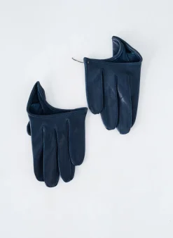 Gants Maison Fabre Bleu