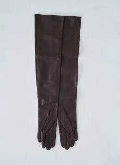 Gants Maison Fabre Marron