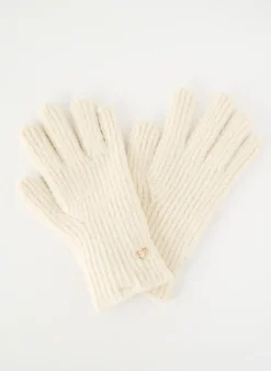 Gants Pieces Beige