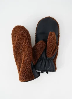 Gants Pieces Marron
