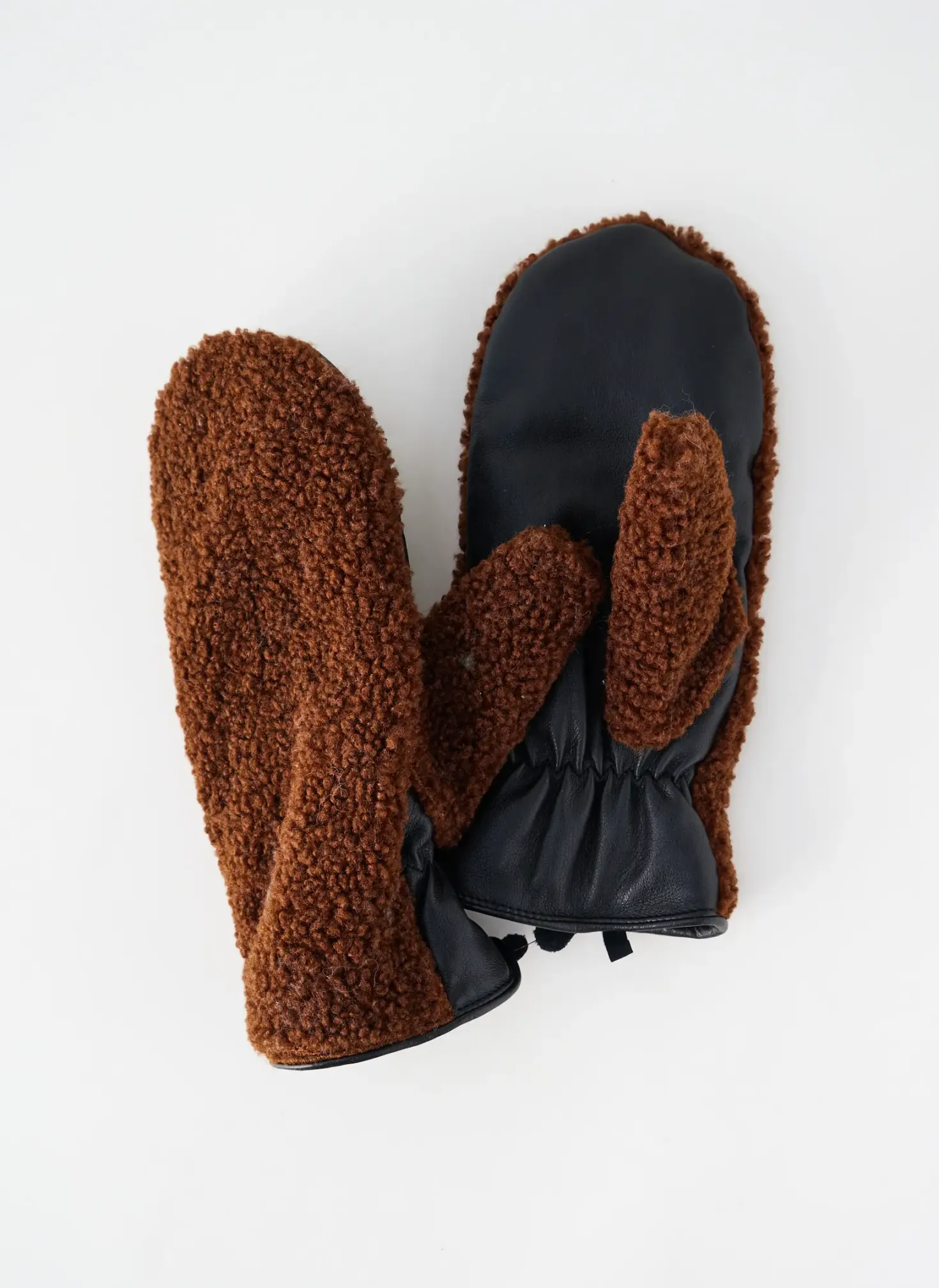 Gants Pieces Marron