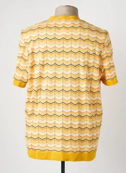 Gilet Manches Courtes Thel Elegance Jaune