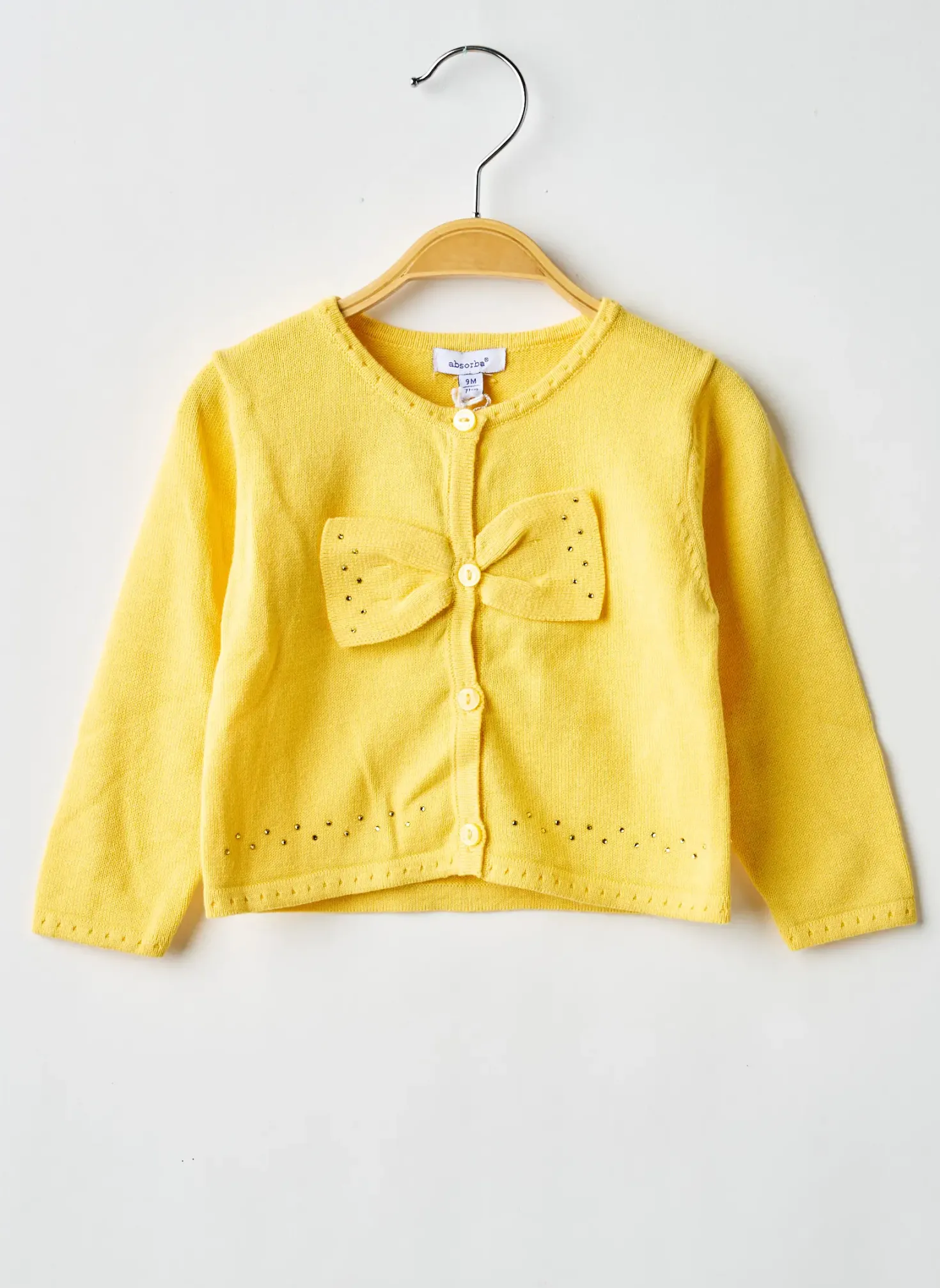 Gilet Manches Longues Absorba Jaune