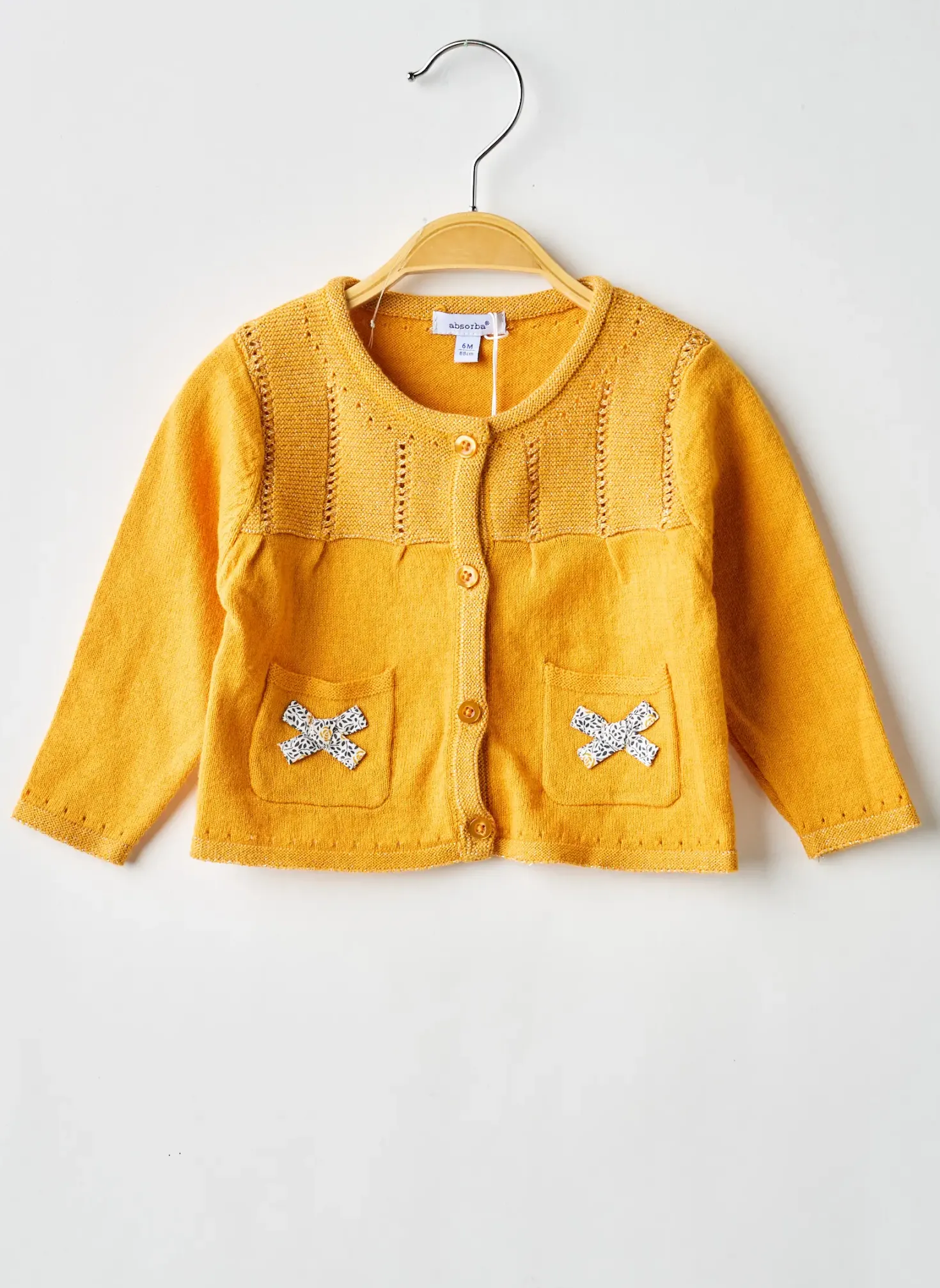 Gilet Manches Longues Absorba Jaune