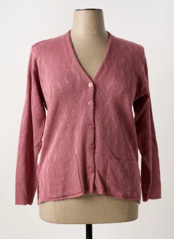 Gilet Manches Longues Angella Rose
