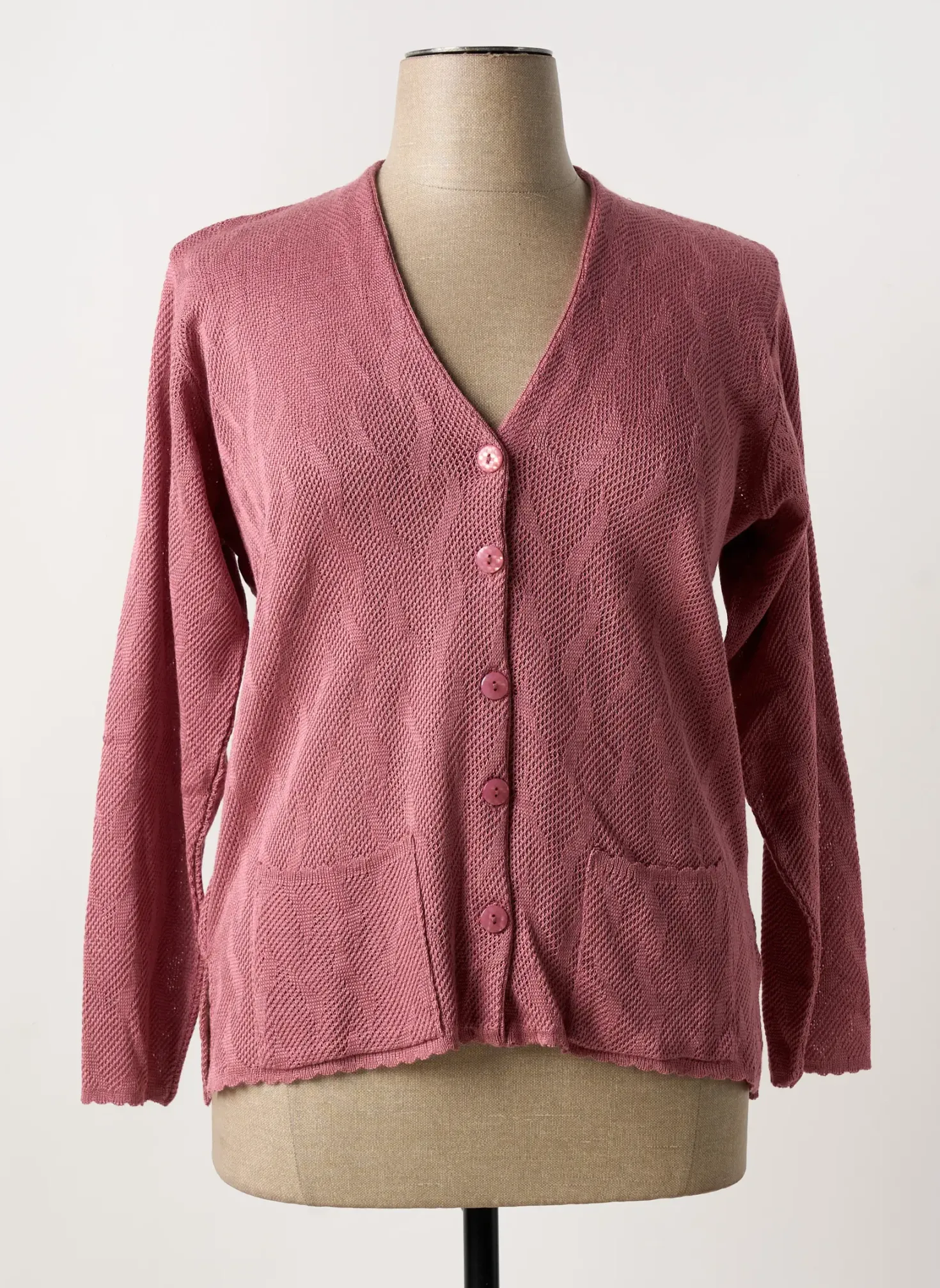 Gilet Manches Longues Angella Rose