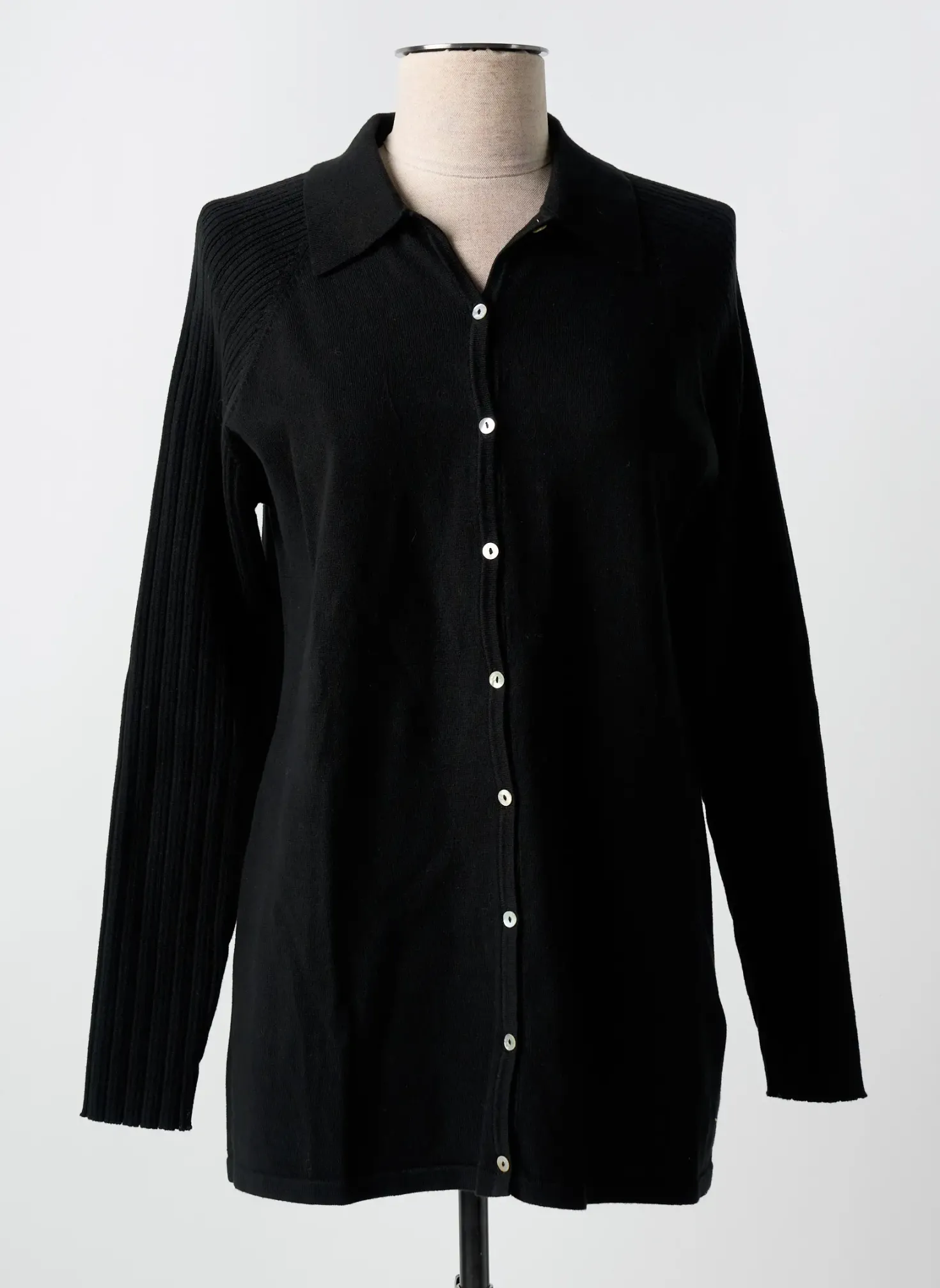Gilet Manches Longues Armor Lux Noir