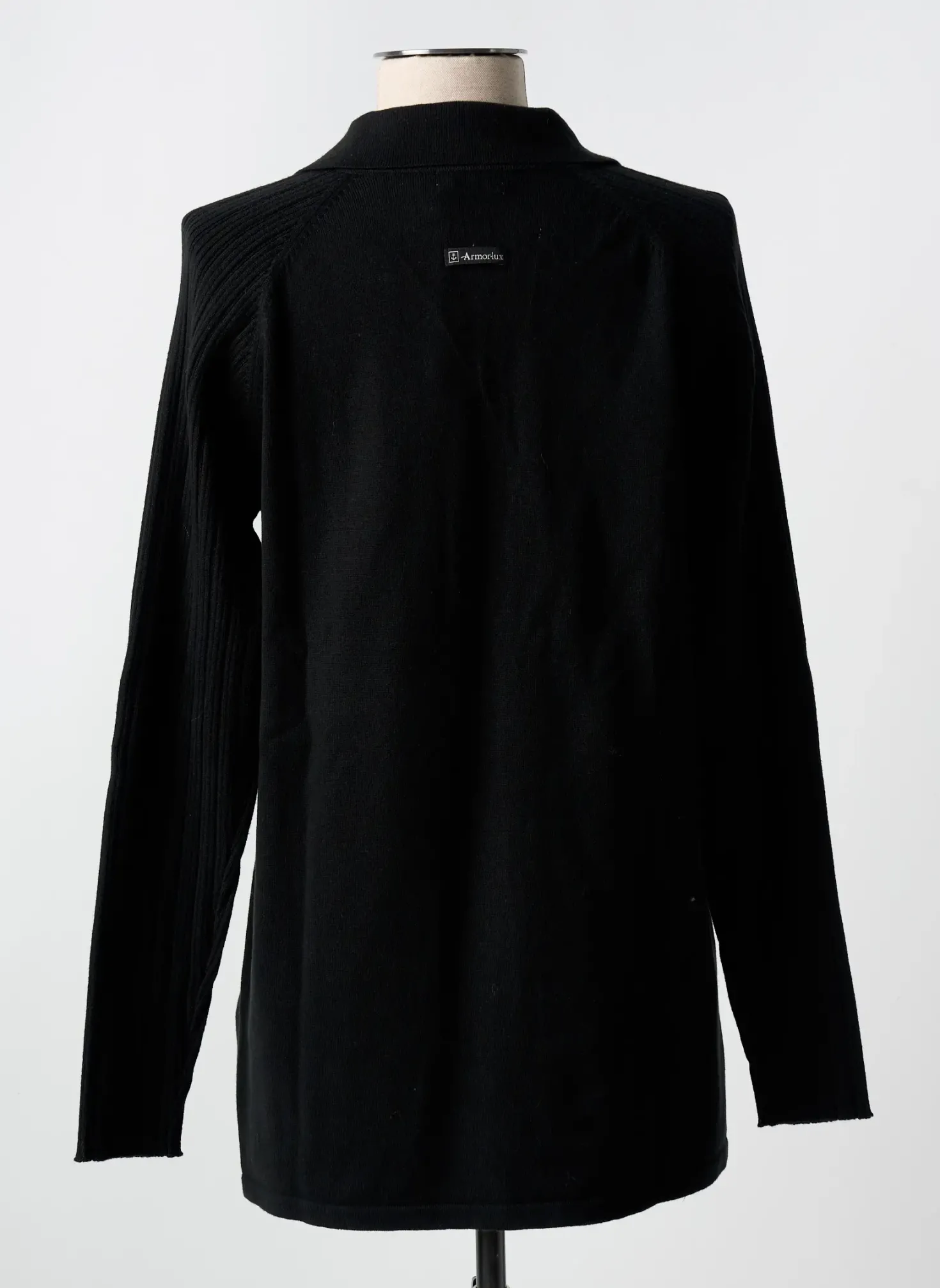 Gilet Manches Longues Armor Lux Noir