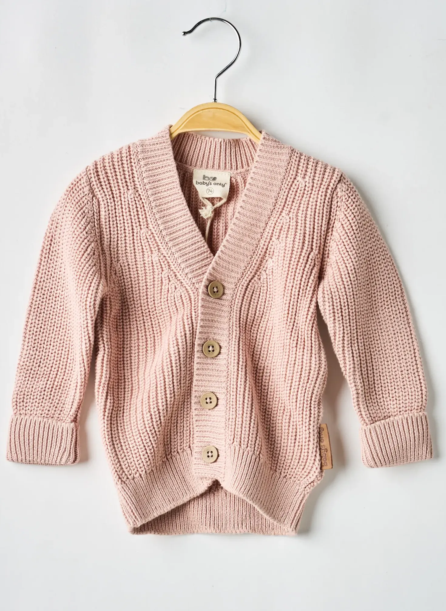 Gilet Manches Longues Baby's Only Rose