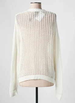 Gilet Manches Longues Barbara Lebek Blanc