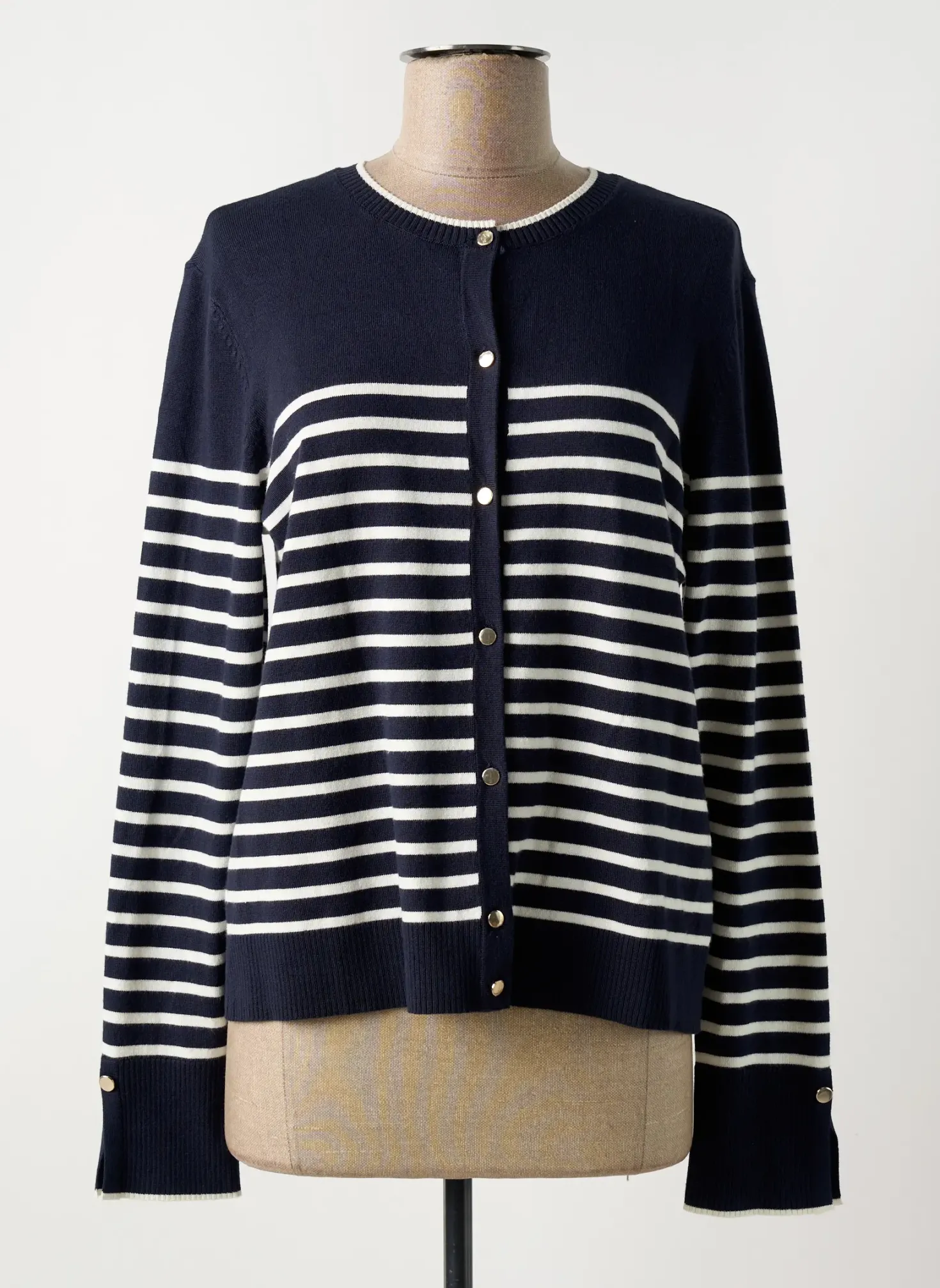 Gilet Manches Longues Betty Barclay Bleu