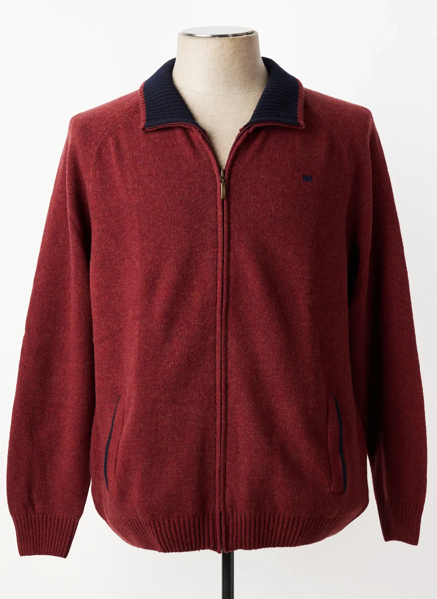 Gilet Manches Longues Brown Jury Rouge