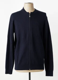 Gilet Manches Longues Cambridge Bleu