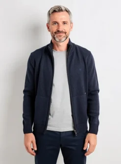 Gilet Manches Longues Cambridge Bleu
