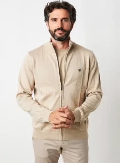 Gilet Manches Longues Cambridge Beige