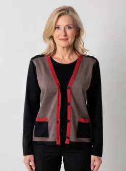 Gilet Manches Longues Claude De Saivre Noir