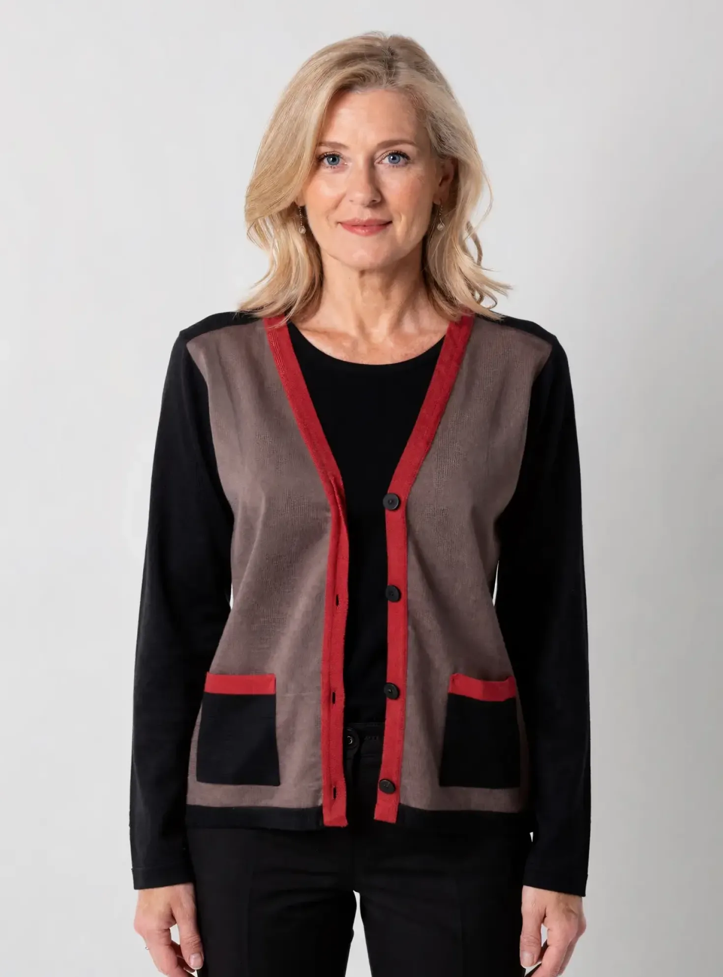 Gilet Manches Longues Claude De Saivre Noir