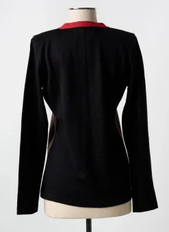 Gilet Manches Longues Claude De Saivre Noir