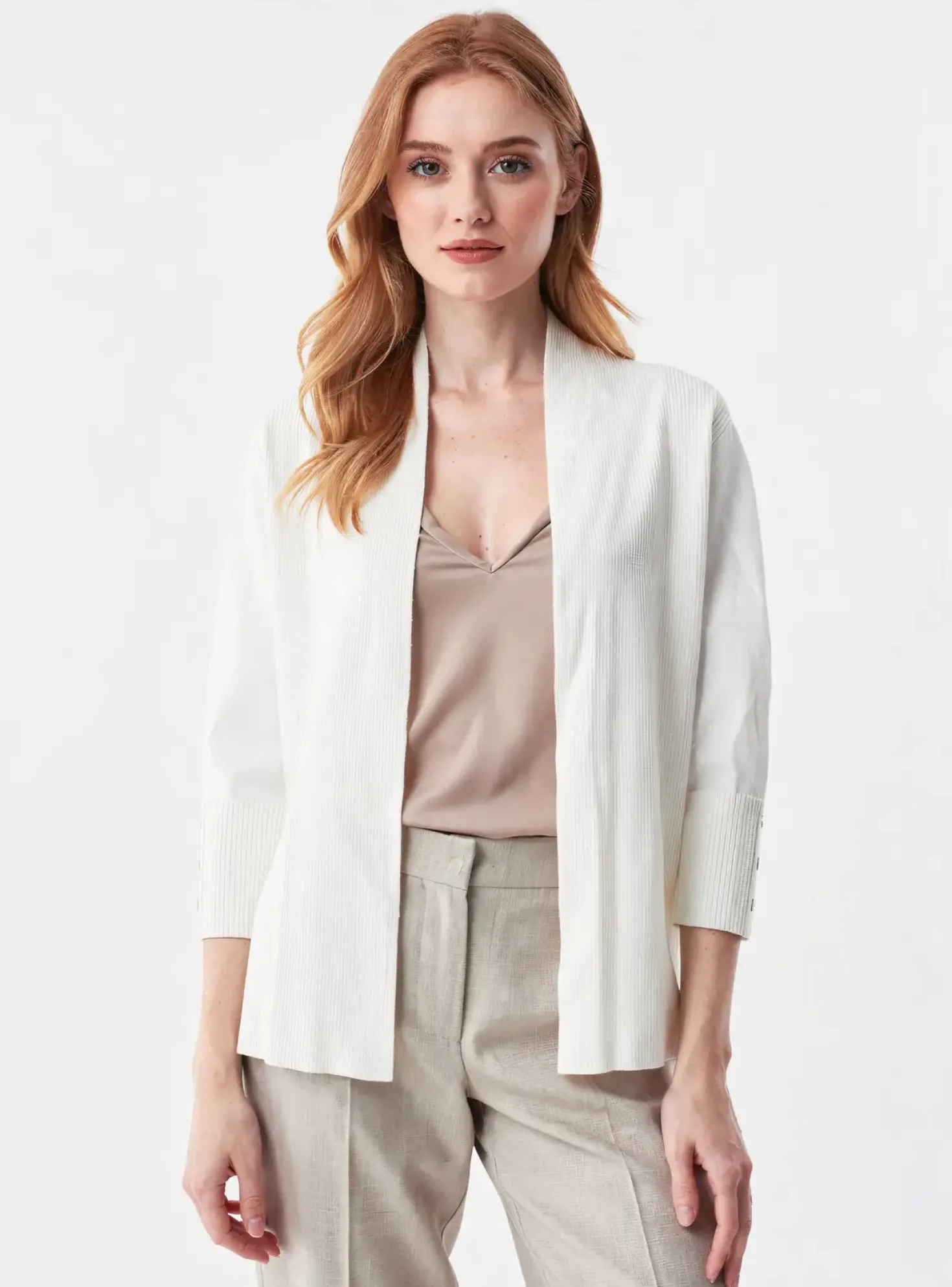 Gilet Manches Longues Concept K Blanc
