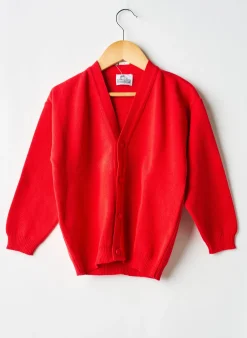 Gilet Manches Longues Coudemail Rouge