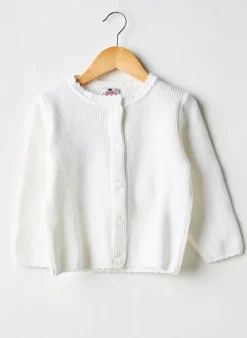 Gilet Manches Longues Coudemail Blanc