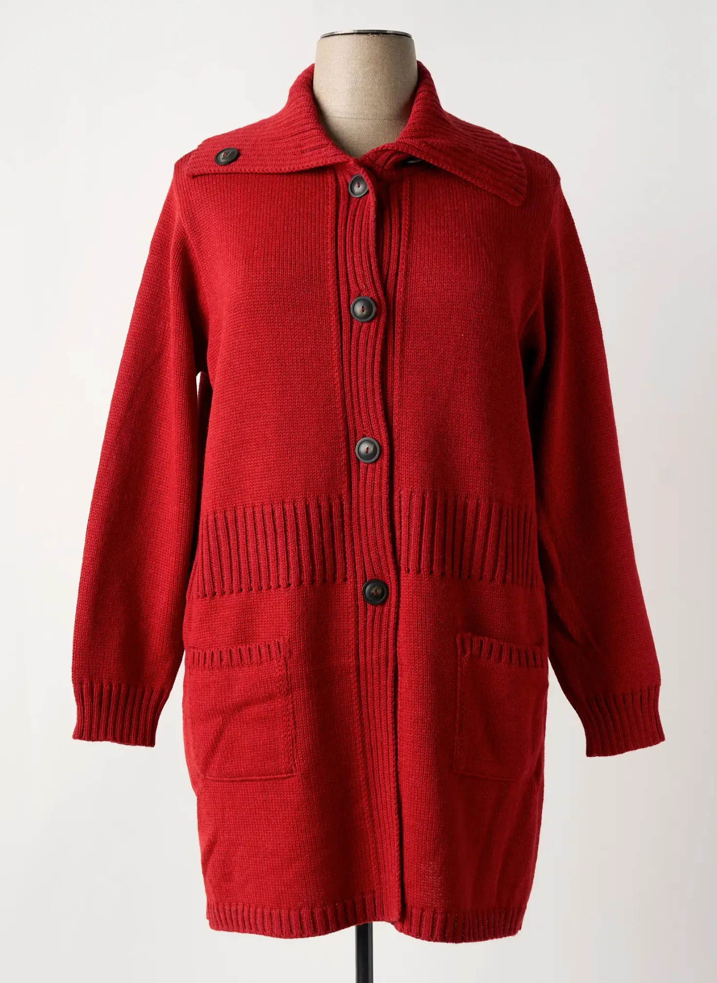 Gilet Manches Longues Duger Rouge
