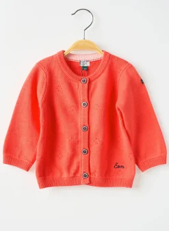 Gilet Manches Longues Elle Est Ou La Mer Orange