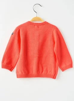 Gilet Manches Longues Elle Est Ou La Mer Orange