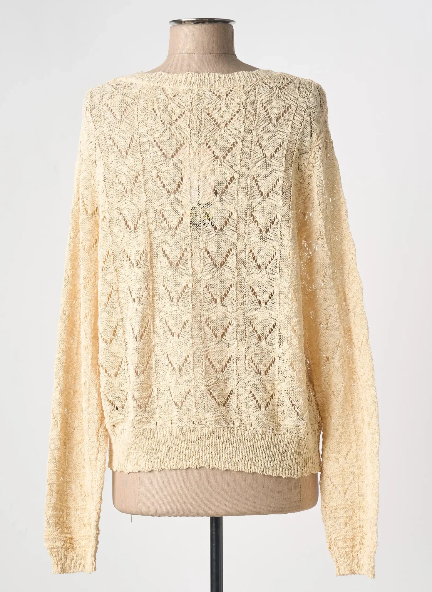 Gilet Manches Longues Esqualo Beige