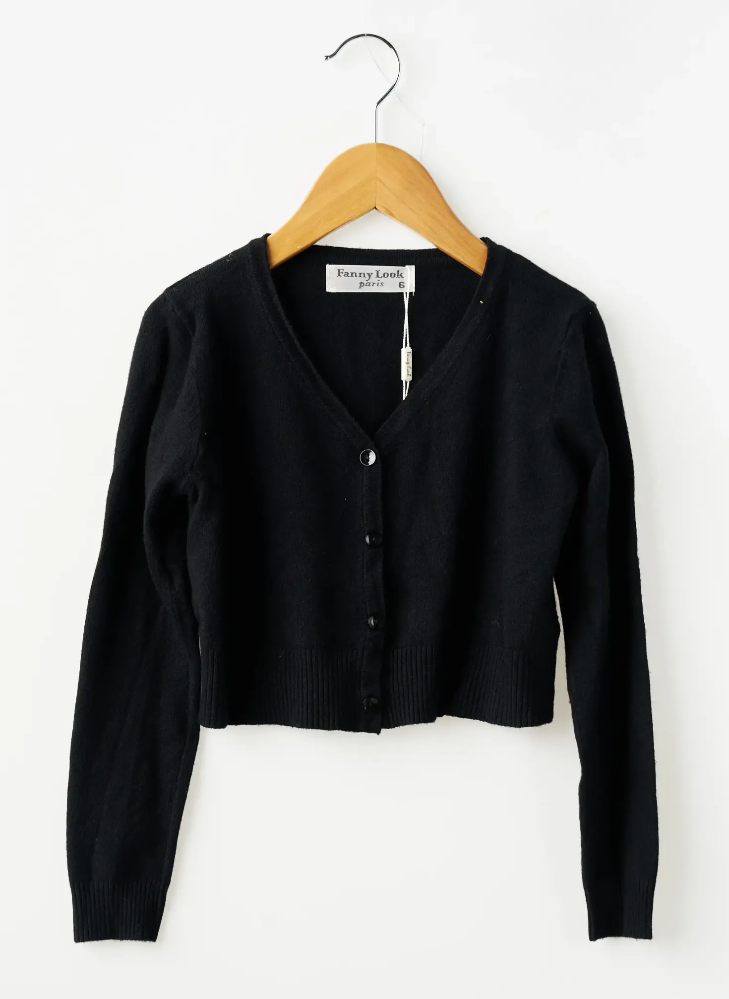 Gilet Manches Longues Fanny Look Noir