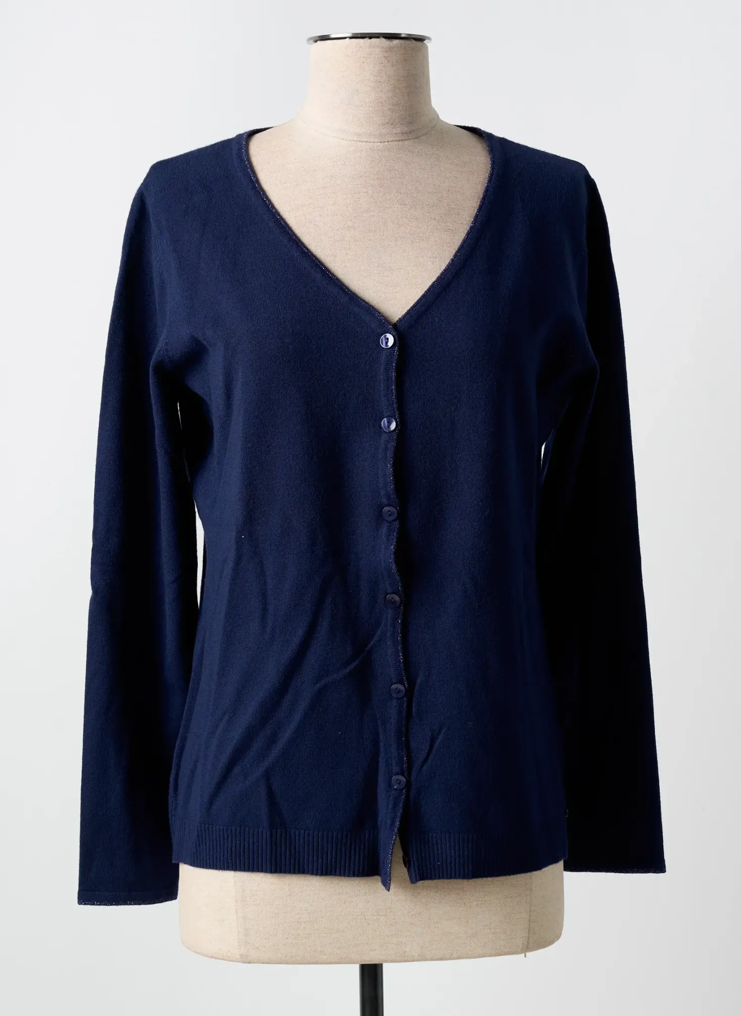 Gilet Manches Longues Felino Bleu