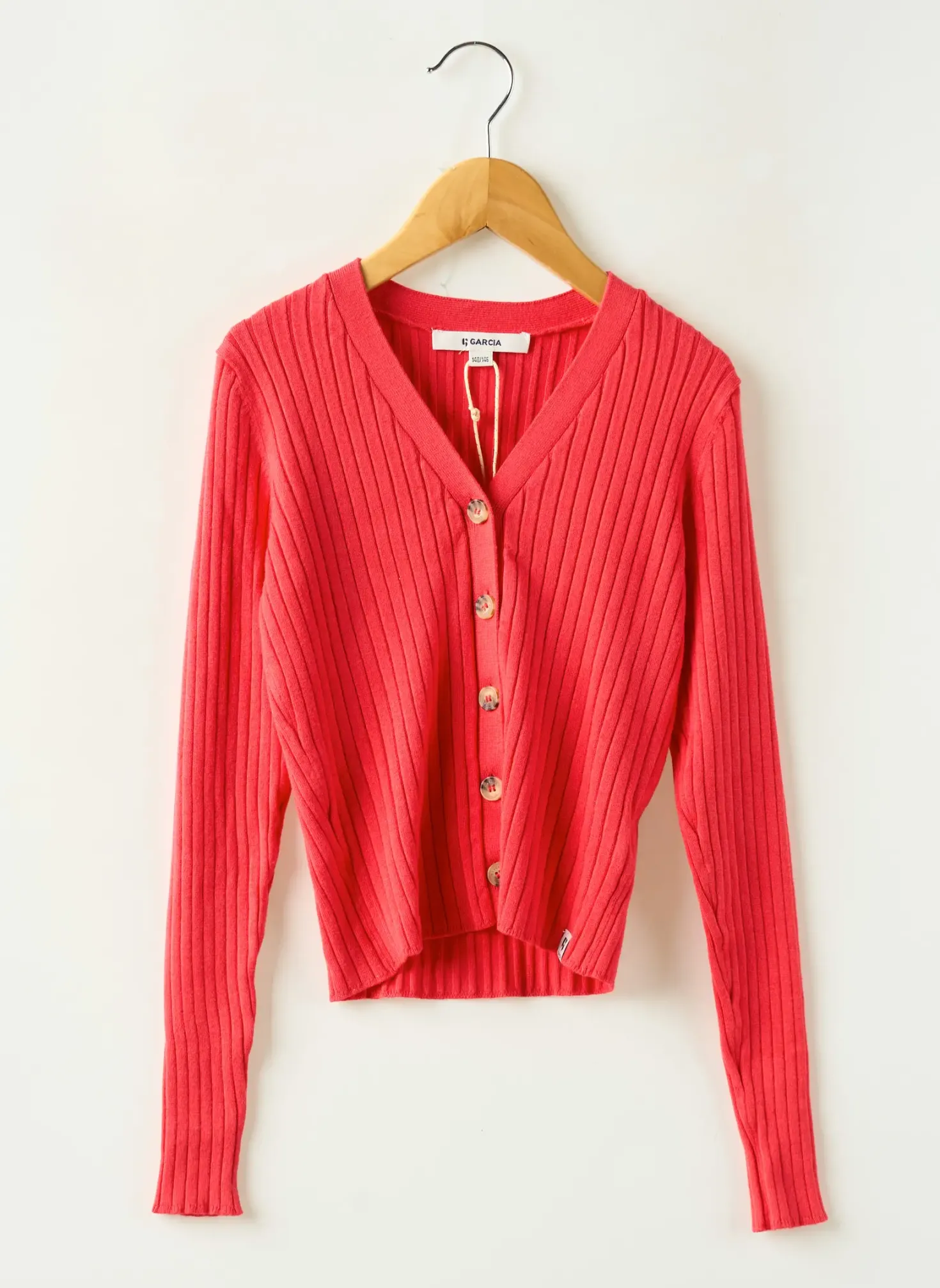 Gilet Manches Longues Garcia Rouge