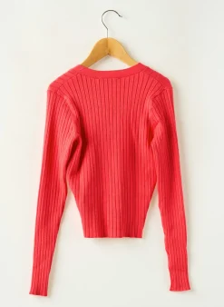 Gilet Manches Longues Garcia Rouge