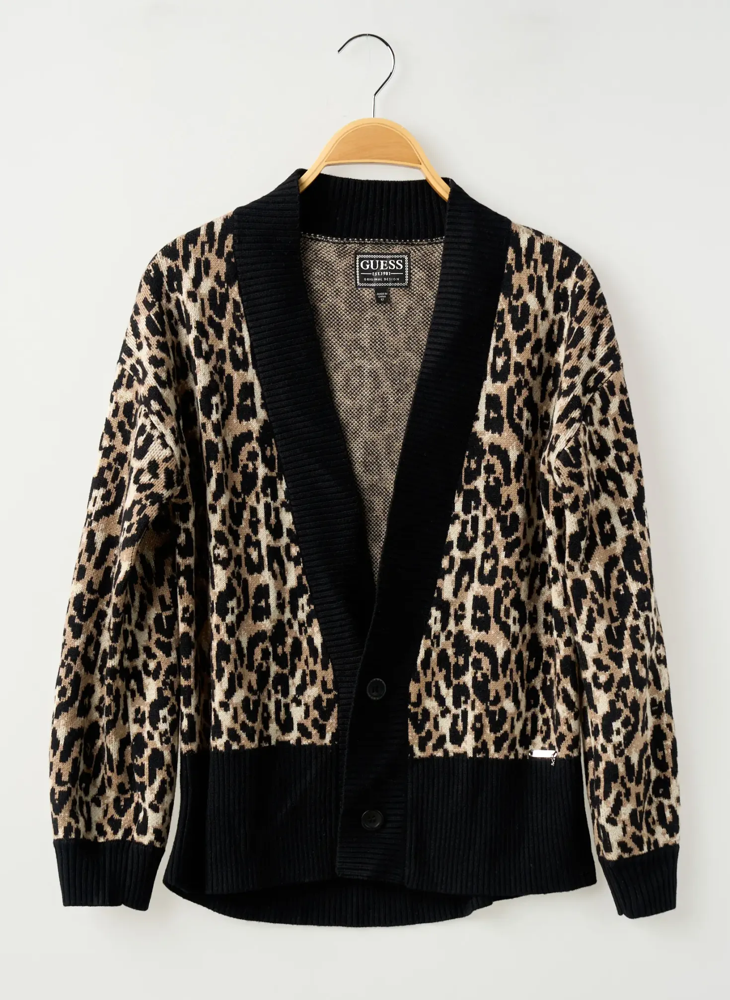 Gilet Manches Longues Guess Marron