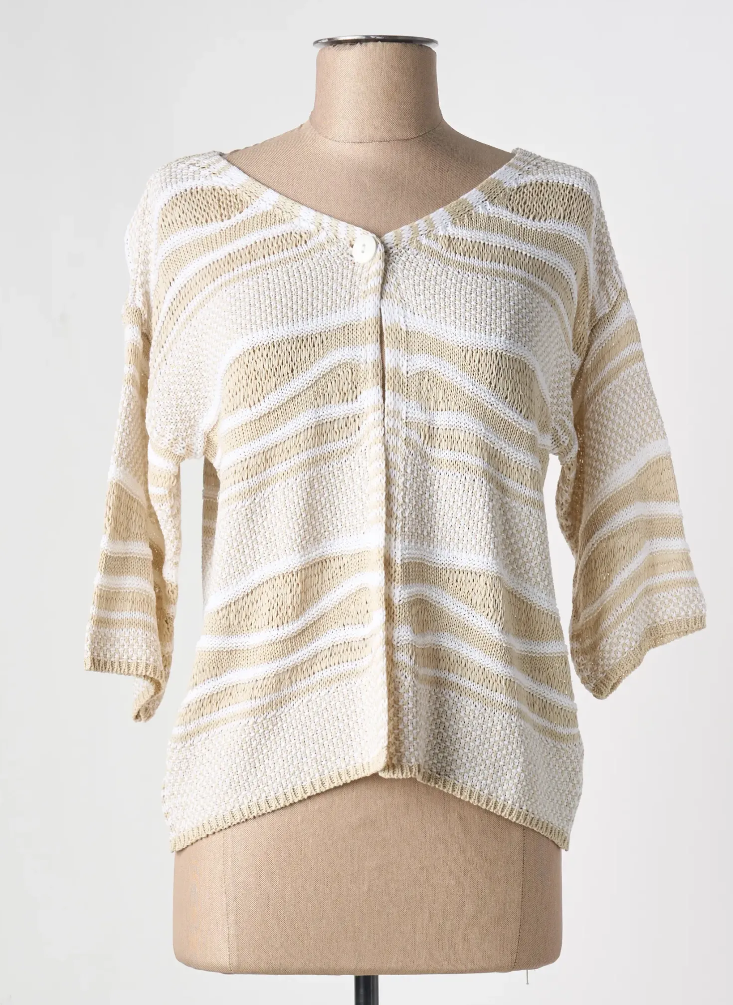Gilet Manches Longues I.odena Beige