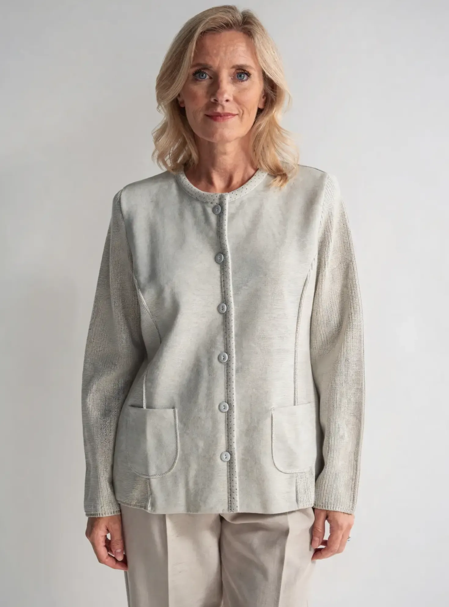 Gilet Manches Longues I.odena Gris