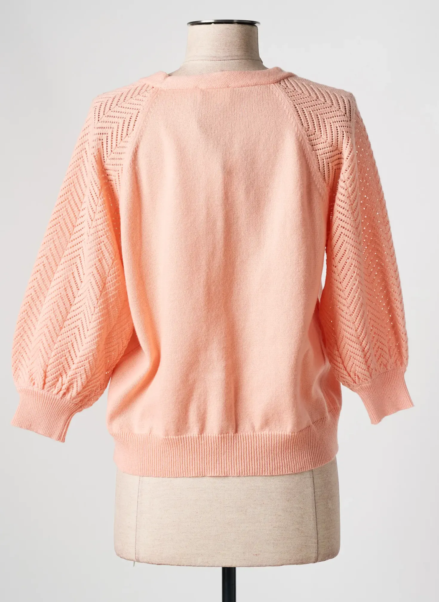Gilet Manches Longues Julie Guerlande Rose