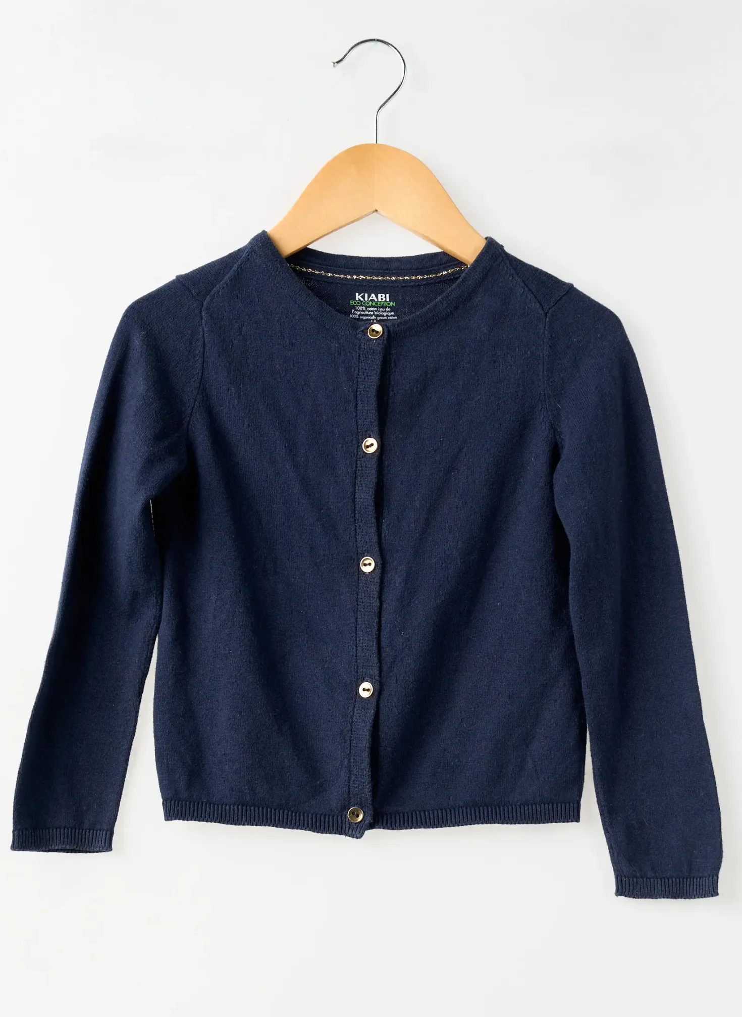 Gilet Manches Longues Kiabi Bleu