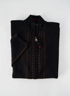 Gilet Manches Longues La Cible Rouge Noir