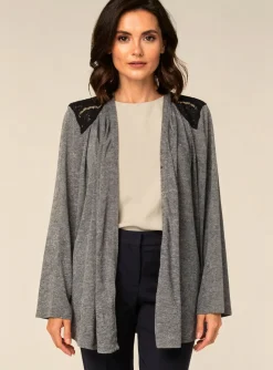 Gilet Manches Longues La Fee Maraboutee Gris