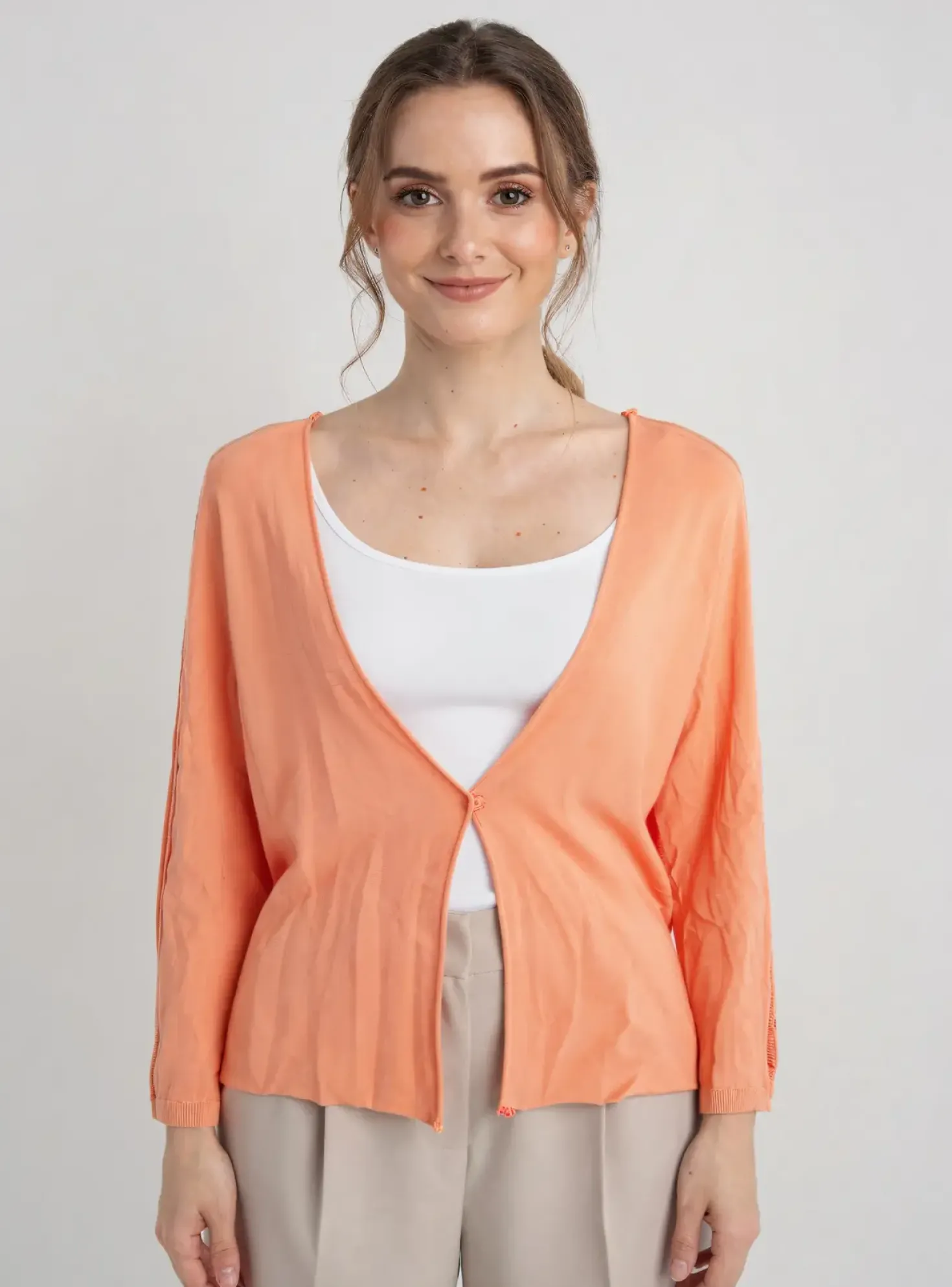 Gilet Manches Longues La Fee Maraboutee Orange